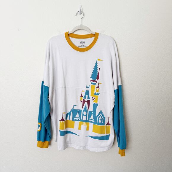 [Disney] White Vault Collection 50th Anniversary Spirit Jersey Long Sleeve Sz XL - Picture 3 of 12